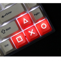 OEM Profile ABS Backlit Replacement Keycaps for Cherry MX Switch Heart / Squid Game / ROG / All-Seeing Eye